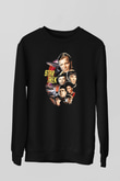 Star Trek Siyah Unisex Sweatshirt