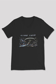 Star Trek Siyah Unisex V Yaka Tişört