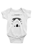 Star Wars Baskılı Beyaz Unisex Bebek Body - Zıbın