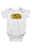 Star Wars Baskılı Beyaz Unisex Bebek Body - Zıbın