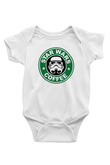 Star Wars Baskılı Beyaz Unisex Bebek Body - Zıbın