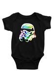 Star Wars Baskılı Siyah Bebek Body - Zıbın