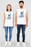 Star Wars: Battlefront Beyaz Unisex Kolsuz Tişört