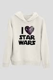 Star Wars Beyaz Unisex Hoodie