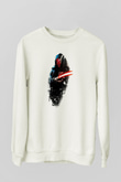 Star Wars Beyaz Unisex Sweatshirt