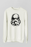 Star Wars Beyaz Unisex Sweatshirt
