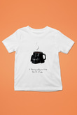 Star Wars (Dart Vader) Baskılı Beyaz Unisex Beyaz Çocuk Tişört - Tshirt