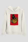 Star Wars (Dart Vader) Baskılı Beyaz Unisex Hoodie