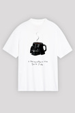 Star Wars (Dart Vader) Baskılı Beyaz Unisex Oversize Tişört - Tshirt