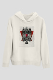 Star Wars (Dart Vader) Baskılı Beyaz Unisex Hoodie