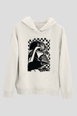 Star Wars (Dart Vader) Baskılı Beyaz Unisex Hoodie