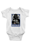 Star Wars (Dart Vader) Baskılı Beyaz Unisex Bebek Body - Zıbın