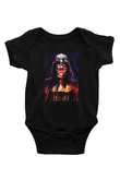 Star Wars (Dart Vader) Baskılı Unisex Siyah Bebek Body - Zıbın