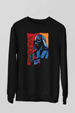 Star Wars (Dart Vader) Baskılı Unisex Siyah Sweatshirt