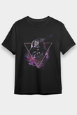 Star Wars (Dart Vader) Baskılı Unisex Siyah Tişört - Tshirt