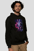Star Wars (Dart Vader) Baskılı Unisex Siyah Hoodie