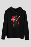 Star Wars (Dart Vader) Baskılı Unisex Siyah Hoodie