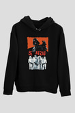Star Wars (Dart Vader) Baskılı Unisex Siyah Hoodie