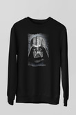 Star Wars (Dart Vader) Baskılı Unisex Siyah Sweatshirt