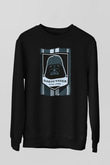 Star Wars (Dart Vader) Baskılı Unisex Siyah Sweatshirt