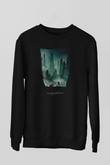 Star Wars (Dart Vader) Baskılı Unisex Siyah Sweatshirt