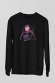 Star Wars (Dart Vader) Baskılı Unisex Siyah Sweatshirt