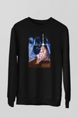 Star Wars (Dart Vader) Baskılı Unisex Siyah Sweatshirt