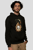 Star Wars (Dart Vader) Baskılı Unisex Siyah Hoodie