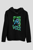 Star Wars (Dart Vader) Baskılı Unisex Siyah Hoodie