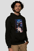 Star Wars (Dart Vader) Baskılı Unisex Siyah Hoodie