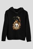 Star Wars (Dart Vader) Baskılı Unisex Siyah Hoodie