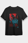 Star Wars (Dart Vader) Baskılı Unisex Siyah Tişört - Tshirt