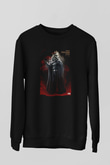 Star Wars (Dart Vader) Baskılı Unisex Siyah Sweatshirt