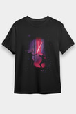 Star Wars (Dart Vader) Baskılı Unisex Siyah Tişört - Tshirt