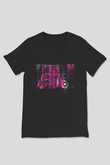 Star Wars (Dart Vader) Baskılı Unisex Siyah V Yaka Tişört - Tshirt