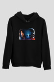 Star Wars (Dart Vader) Baskılı Unisex Siyah Hoodie