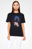 Star Wars (Dart Vader) Baskılı Unisex Siyah Tişört - Tshirt