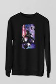 Star Wars (Dart Vader) Baskılı Unisex Siyah Sweatshirt