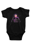 Star Wars (Dart Vader) Baskılı Unisex Siyah Bebek Body - Zıbın