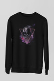 Star Wars (Dart Vader) Baskılı Unisex Siyah Sweatshirt