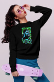Star Wars (Dart Vader) Baskılı Unisex Siyah Sweatshirt
