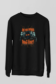 Star Wars (Dart Vader) Baskılı Unisex Siyah Sweatshirt