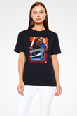 Star Wars (Dart Vader) Baskılı Unisex Siyah Tişört - Tshirt
