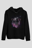 Star Wars (Dart Vader) Baskılı Unisex Siyah Hoodie