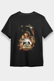 Star Wars (Dart Vader) Baskılı Unisex Siyah Tişört - Tshirt