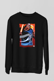 Star Wars (Dart Vader) Baskılı Unisex Siyah Sweatshirt