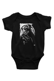 Star Wars (Dart Vader) Baskılı Unisex Siyah Bebek Body - Zıbın