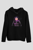 Star Wars (Dart Vader) Baskılı Unisex Siyah Hoodie