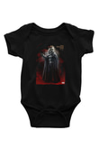 Star Wars (Dart Vader) Baskılı Unisex Siyah Bebek Body - Zıbın