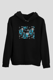 Star Wars (Dart Vader) Baskılı Unisex Siyah Hoodie